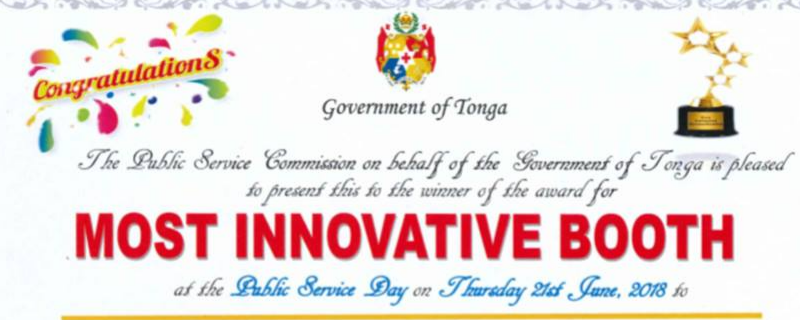 Public Service Day AWARD | MOST INNOVATIVE BOOTH